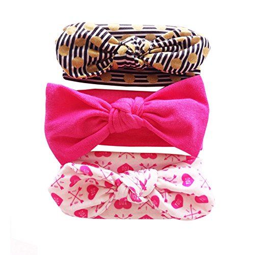 BEILATE Stirnbänder Haarbänder Baby Mädchen Kids Elastic Stirnbander Turban Knot Stirnband Kleinkind Hasenohren von BEILATE