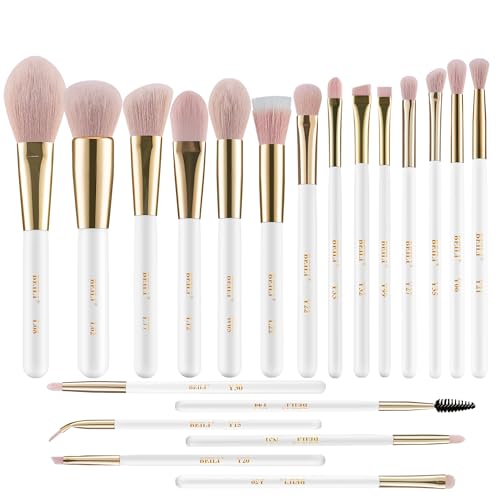 BEILI Pinselset Makeup Professionelle,20Stück Makeup Brushes Set,Vegan Schminkpinsel mit lidschattenpinsel zum Foundation Eyeshadow Powder Contour Kabuki Rouge Eyeliner von BEILI