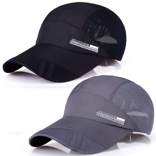 BEISIJIA Ultra Dünn Schnell Trockene Sonne UV-Schutz Baseball Cap Mesh Atmungsaktive Outdoor Sport Laufmütze Unisex von BEISIJIA