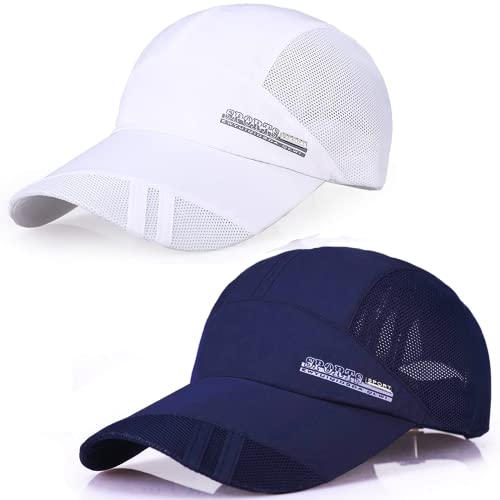 BEISIJIA Ultra Dünn Schnell Trockene Sonne UV-Schutz Baseball Cap Mesh Atmungsaktive Outdoor Sport Laufmütze Unisex von BEISIJIA