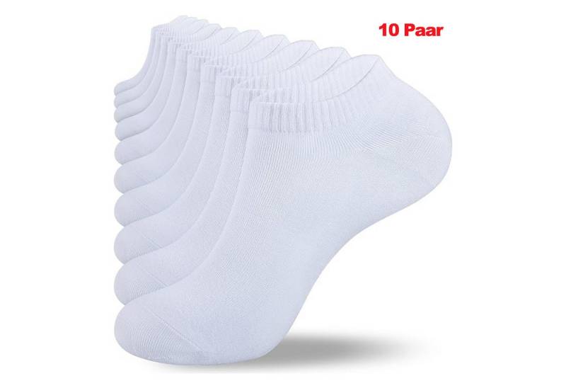 BEKOMIYA Kurzsocken Sport-Kurzsocken,Sneakersocken 3-6-10 Paar,Sneaker Socken Herren Damen (10-Paar) Atmungsaktive & Gepolstert,Laufsocken Kurze Halbsocken von BEKOMIYA