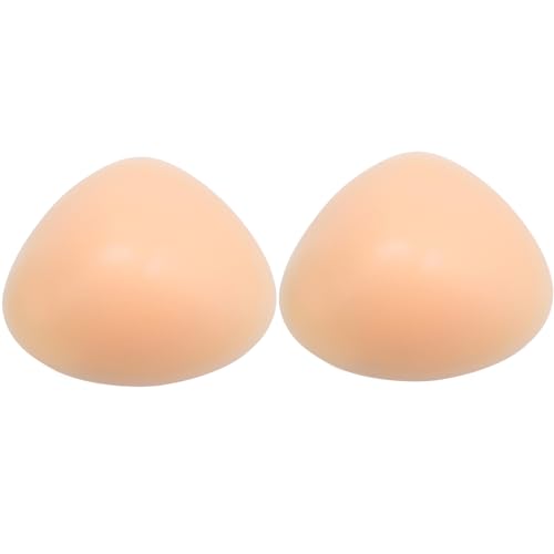 BELAPEACH Dreieckige Silikon-Brustformen Mastektomie Brustprothese konkave BH-Verstärker-Einsätze, Hautfarben, A Cup (500g/pair) von BELAPEACH