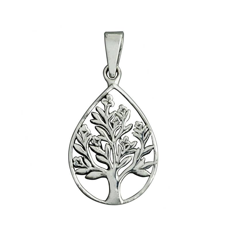 Baum Des Lebens Teardrop Flower Anhänger 5G 925 Sterling Silber Beldiamo Baum Des Lebens Teardrop Flower Anhänger 5G 925 Sterling Silber Beldiamo von BELDIAMO