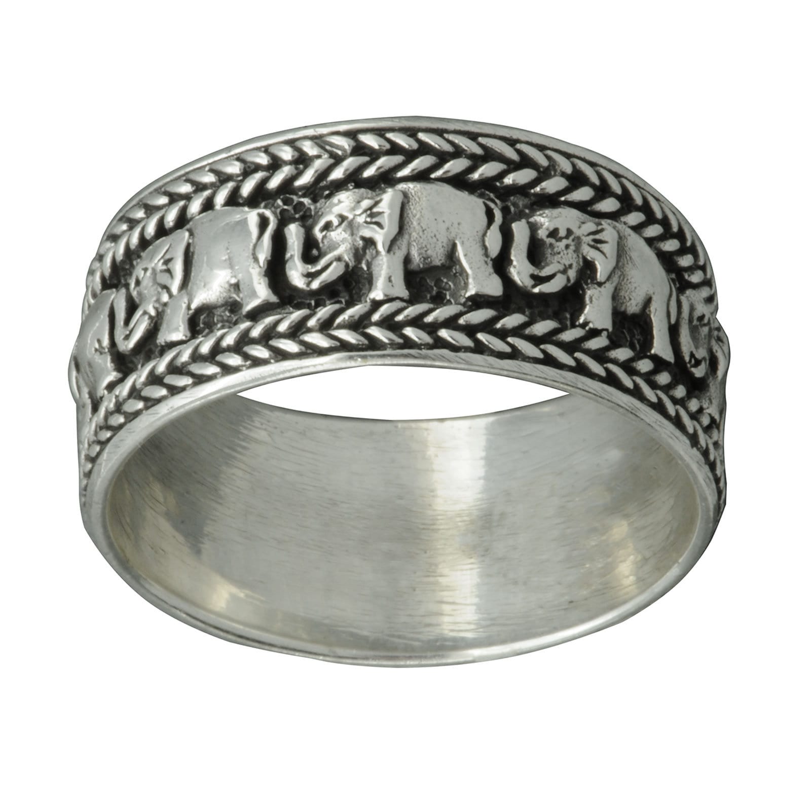 Elefant Bali Eterniti Design Bandring 7 G Sterling Silber Beldiamo von BELDIAMO