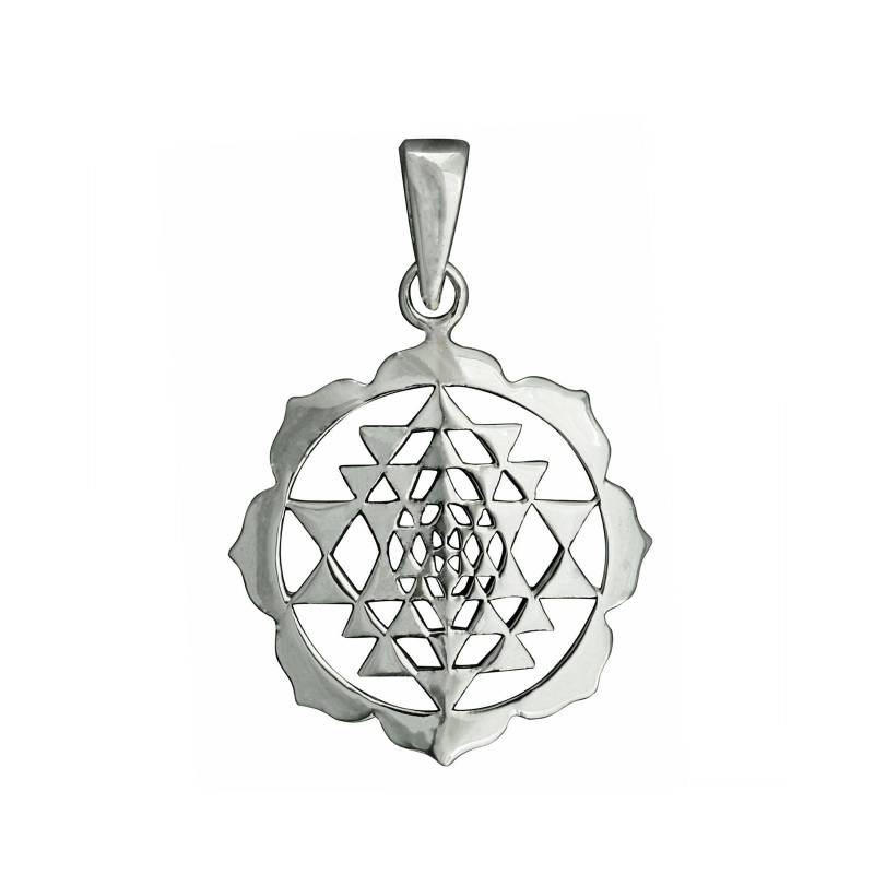 Mandala Blume Herz Chackra Auge Anhänger 3G 925 Sterling Silber Gestempelt Beldiamo Mandala Blume Herz Chackra Auge Anhänger 3G 925 Sterling Silber Gestempelt Beldiamo von BELDIAMO