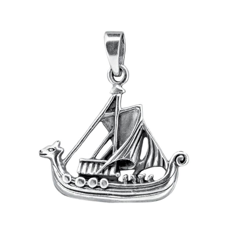 Schiff Wikinger Boot Pirat Anhänger 925 Sterling Silber 6, 5G Gestempelt Beldiamo Schiff Wikinger Boot Pirat Anhänger 925 Sterling Silber 6, 5G Gestempelt Beldiamo von BELDIAMO
