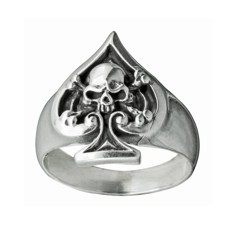 Totenkopf Mit Gekreuzten Knochen Pik Symbol 925 Sterling Silber 10 G Gestempelt Beldiamo Totenkopf Mit Gekreuzten Knochen Pik Symbol 925 Sterling Silber 10 G Gestempelt Beldiamo von BELDIAMO