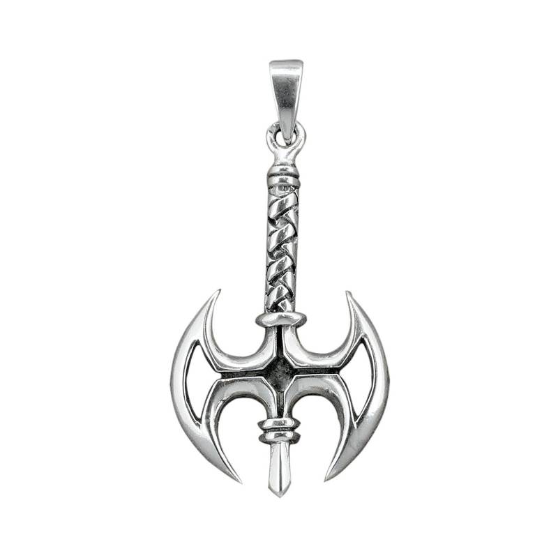 Wikinger Doppelaxt Anhänger Massiv Gestempelt 925 Sterlingsilber 7 G Beldiamo von BELDIAMO