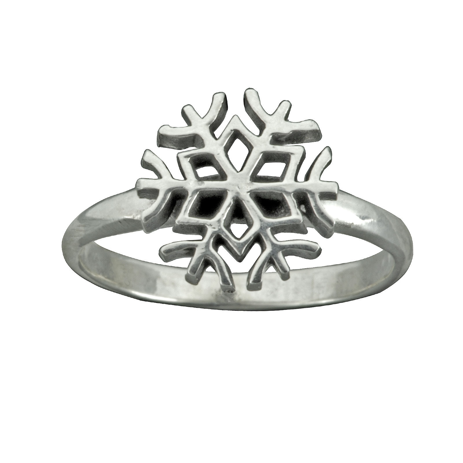 Winter Ring, Schneeflocke Geschenk Für Männer Frauen Sterling Silber Beldiamo von BELDIAMO