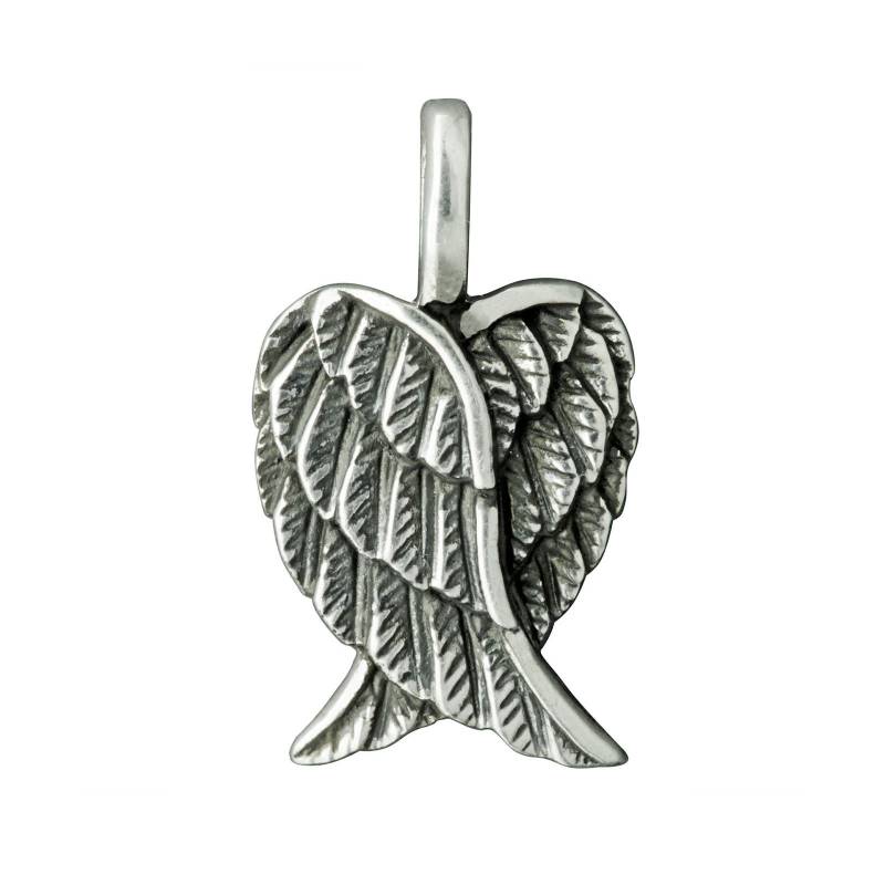 Zwei Engelflügel Herz Anhänger 925 Silber 3, 4G Gestempelt Beldiamo von BELDIAMO