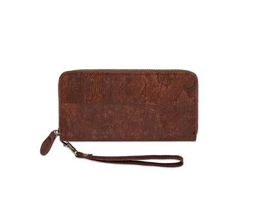 BELEAF Big Cork - Großes Damenportemonnaie aus Kork - Vegan (CORK BROWN) von BELEAF