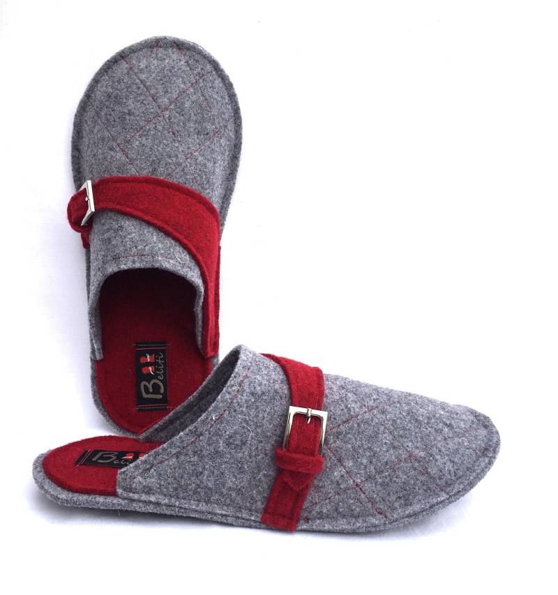Warme Hausschuhe Aus Wollfilz von BELITI