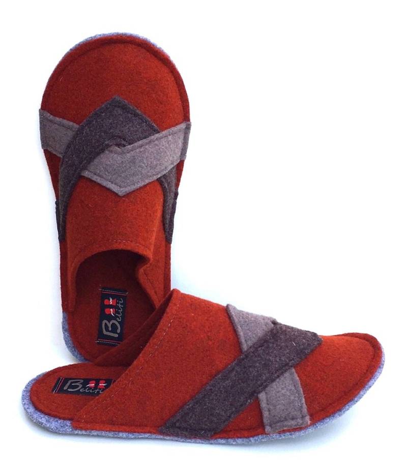 Warme Hausschuhe Aus Wollfilz von BELITI