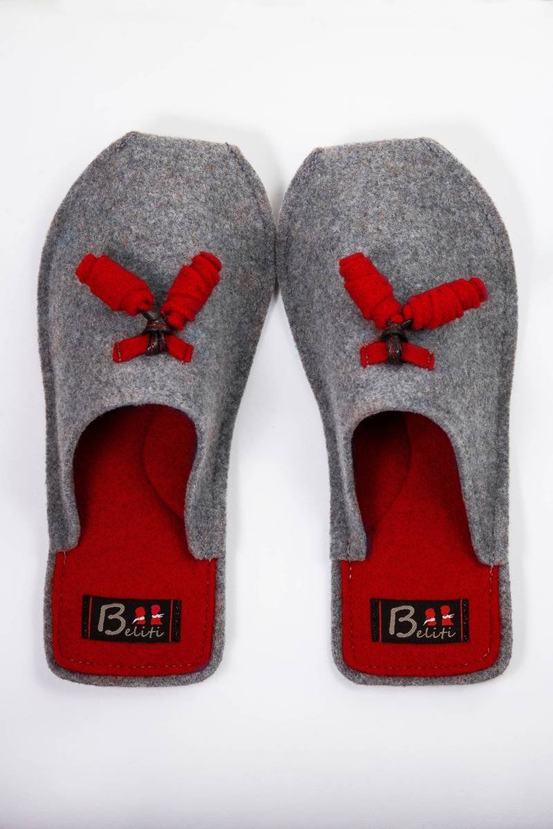 Warme Hausschuhe Aus Wollfilz von BELITI