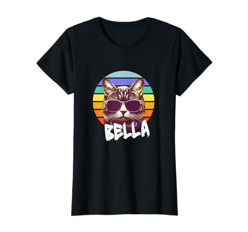 BELLA - Schöner Mädchen Name mit lustiger Katze T-Shirt BELLA - Schöner Mädchen Name mit lustiger Katze T-Shirt von BELLA Tochter Enkel Geburtstag Geschenkideen