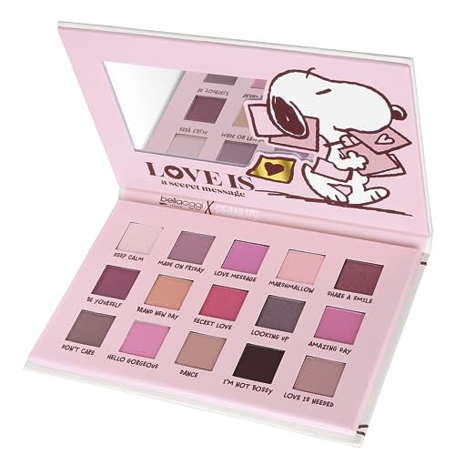 Palette-Love Is a Secret Message Augen Rose Gold Palette-Love von BELLAOGGI