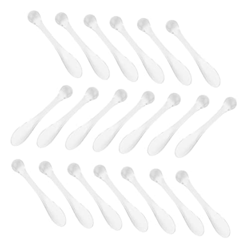 BELLIFFY 20stücke Gesicht Creme Löffel Auge Massage Stab Gesichtsmaske Make-up Kosmetische Werkzeuge Augencreme-löffel Salon-cremelöffel von BELLIFFY
