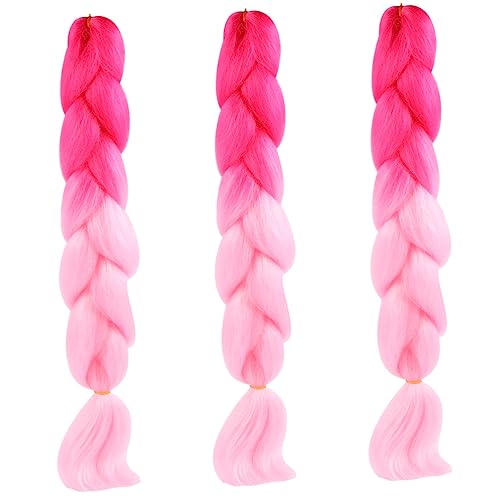 BELLIFFY Haarschmuck 3pcs Fake Braid Kopfbedeckung Gradient Braid Kopfschmuck Hervorragende Verarbeitung von BELLIFFY