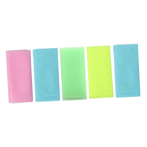 BELLIFFY 5er-pack Peeling-badetücher Rückenmassage Körperpeeling Spa-zubehör von BELLIFFY