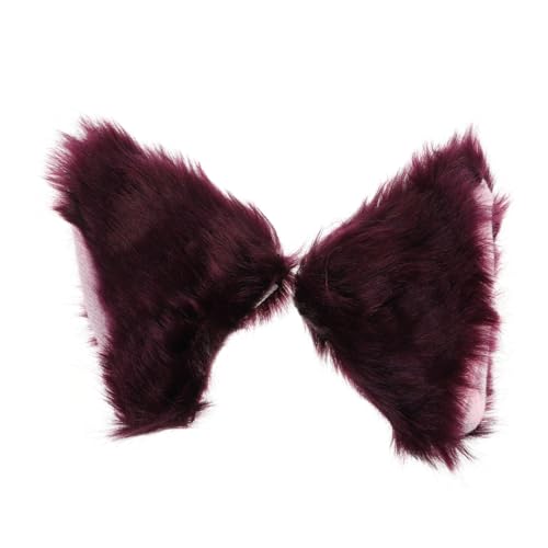 BELLIFFY Katzenohren Haarspange Aus Plüsch Katzenohren Haarnadel Für Cosplay Cartoon Kopfbedeckung Für Halloween Und Kostümpartys von BELLIFFY