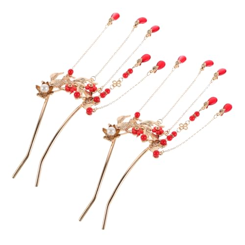 BELLIFFY 1 Paar Quasten-haarstäbe: Quasten-haarnadel Für Frauen – Haarschmuck Im Chinesischen Stil – Antike Kostüm-haarnadel Für Hanfu Und Brautmode von BELLIFFY