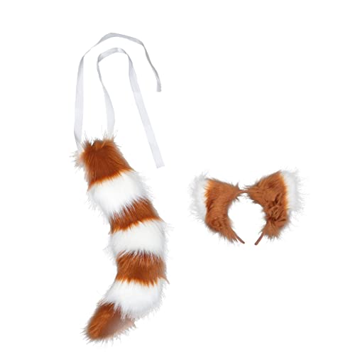 BELLIFFY Kreative Haarband Set Entzückende Tier Ohr Stirnband Kit Für Festivals Cosplay Outdoor Dekorationen Leicht Und Langlebig von BELLIFFY