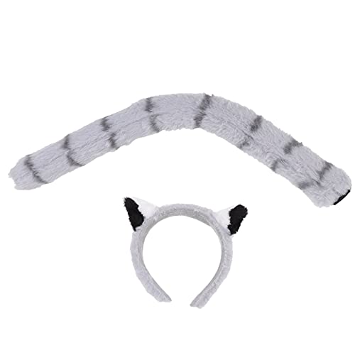 BELLIFFY Tierohren-stirnband Satz Attraktive Tierschwanz-dekoration Party-kostüm-requisite Für Verschiedene Anlässe von BELLIFFY