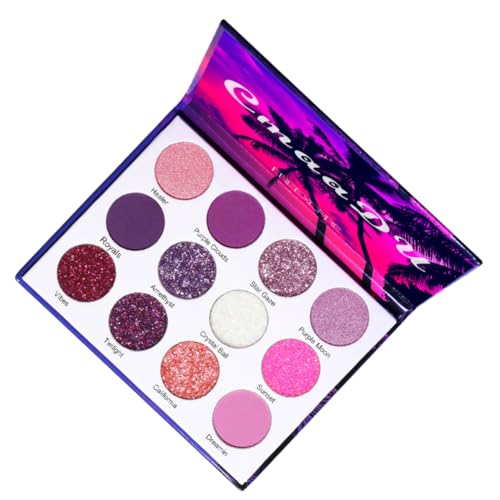 BELLIFFY 1 Schachtel Lidschatten-palette Kosmetik-palette Lidschattenplatte Bunter Lidschatten Make-up-lidschatten Mattierter Lidschatten Make-up-palette Lidschattenpuder Plastik Colorful von BELLIFFY