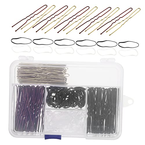 BELLIFFY Bobby U-förmige Haarnadeln Und Haargummis Für Damen Und Mädchen Vielseitige Haaraccessoires Für Hochzeiten Partys Und Alltag von BELLIFFY