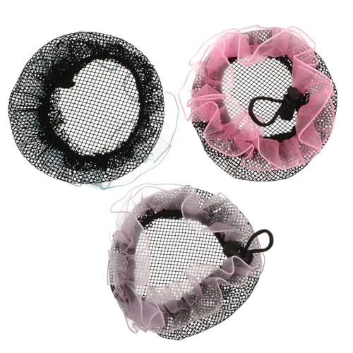 BELLIFFY Ballett Dutt Haar Zubehör Satz Für Mädchen Dutt Netz Für Ballettfrisuren Elastisches Haarnetz in Pink Und Blau Einfach Zu Verwenden Für Tänzerinnen Haarschmuck Für Ballett von BELLIFFY