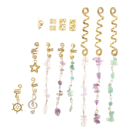 BELLIFFY 1satz Dreadlocks Zubehör Mit Haarringen Und Charms Für Zöpfe Für Damen Vielseitige Haaraccessoires Für Besondere Anlässe Und Alltag Langlebig Und Stylisch von BELLIFFY