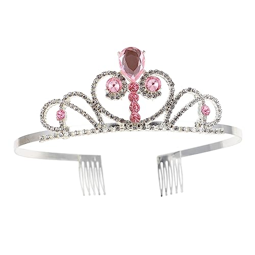 BELLIFFY Junge Mädchen Tiara-krone Für Geburtstagspartys Party-krone Zarter Kronen-kopfschmuck Kronenform-kopfschmuck Zum Tragen Für Junge Mädchen von BELLIFFY