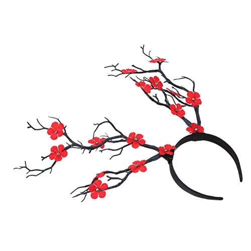BELLIFFY Halloween Party Versorgung Geweih Haar Band Simulierte Zweig Blume Festival Stirnband Für Frauen von BELLIFFY