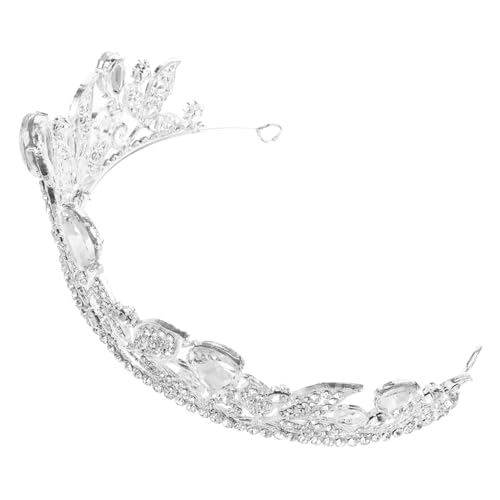 BELLIFFY 1stück Hochwertige Brautkrone Glänzendes -stirnband Für Hochzeiten Leichte Einzigartige Haarschmuck Für Damen Und Brautjungfern Einfach Zu Befestigen Für Hochzeitstanz von BELLIFFY
