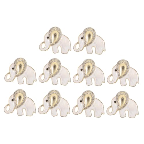 BELLIFFY 10 Stück Teiliges Anstecknadeln mit Funkelnden Strasssteinen Modische Broschen aus Langlebigem Metall für Damen Schmuckpins für Blusen Schals Jacken und Taschen von BELLIFFY