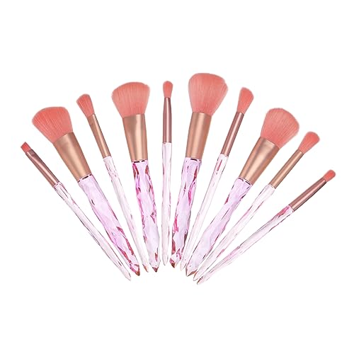 BELLIFFY 10-teiliges Mini-make-up-pinsel-set Mit Rosengriff Weiche Faser Für Grundierung Lidschatten Wiederverwendbarer Und Tragbarer Für Damen BELLIFFY 10-teiliges Mini-make-up-pinsel-set Mit Rosengriff Weiche Faser Für Grundierung Lidschatten Wiederverwendbarer Und Tragbarer Für Damen von BELLIFFY