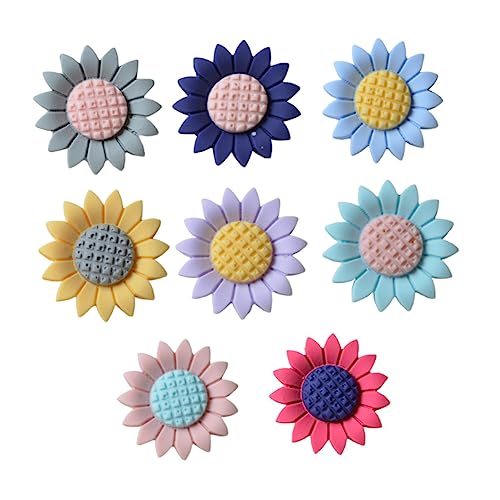 BELLIFFY 100 Stück Bastelset Für Kinder Harzblumen-accessoires Diy-kopfschmuck-blumenstücke Langlebig Und Leicht von BELLIFFY