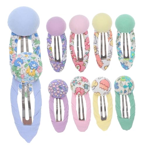 BELLIFFY 10stücke Süße Haarspangen Für Mädchen Haarschmuck Aus Stoff Und Harz Für Alltag Geburtstage Und Partys von BELLIFFY
