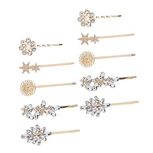 BELLIFFY Blumen-haarspange Mit Stern-haarnadel Sonnenblumen-haarspange Blatt-haarspange Diamant-haarschmuck Für Damen von BELLIFFY