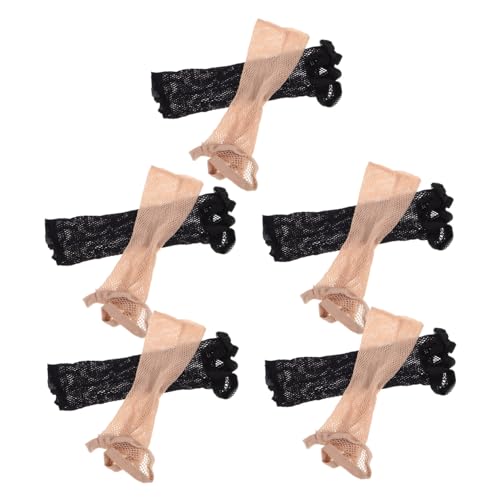 BELLIFFY 10 Stück Elastische Für Langes Und Kurzes Haar Schwarzes Netz Für Lace-front-perücken Haarnetze Für Frauen von BELLIFFY