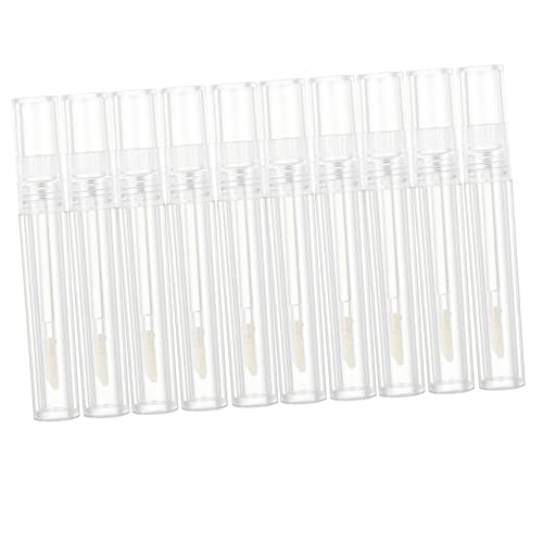 BELLIFFY 10stücke Leere Lip Gloss Tubes Transparente Nachfüllbare Behälter Für Lippenpflege Für Kosmetik Und -anwendungen Langlebig Und Tragbar von BELLIFFY