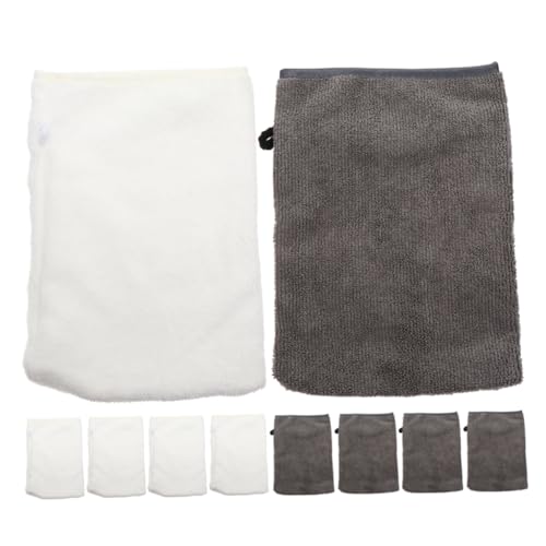 BELLIFFY 10stücke Pack Gesichtsreinigungshandschuhe Wiederverwendbar Make-up-entferner-handschuhe Waschbar Haushalts-gesichtshandschuhe Für Einfache Gesichtsreinigung von BELLIFFY