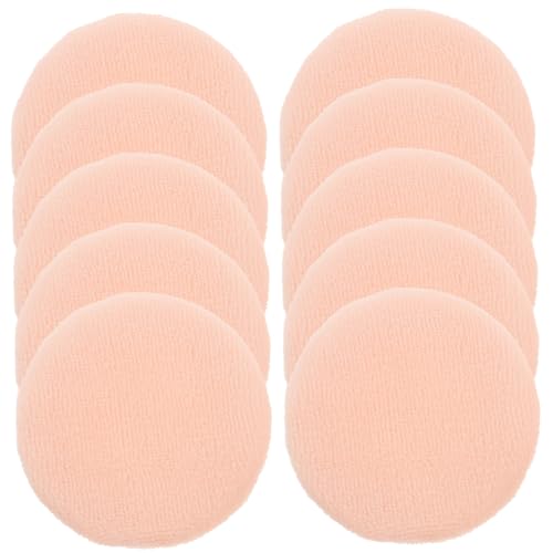 BELLIFFY 10stücke Runde Make-up Puderquasten Aus Baumwolle Für Lose Puder Weich Und Handlich Für Frauen Und Mädchen Für Zuhause Und Salon Geeignet von BELLIFFY