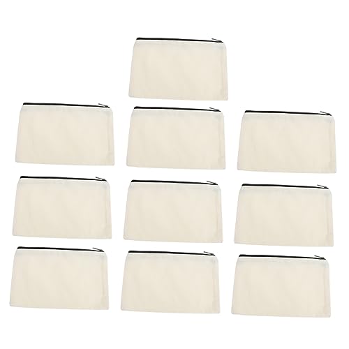 BELLIFFY 10stücke Sublimations Kosmetiktasche Kulturbeutel Reise Organizer Aufbewahrungstasche Bleistift Fall Kosmetikbeutel Makyaj Çantası Kosmetiktasche von BELLIFFY