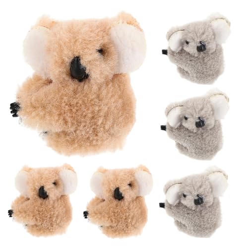 BELLIFFY 12 Stk Koala-Seitenclip Haarspangen schnappen Haarklammern Tierhaar kinder haarspangen haarspange kinder Babyspielzeug Plüschfigur Spielzeug entzückende Haarspangen Haarnadeln von BELLIFFY