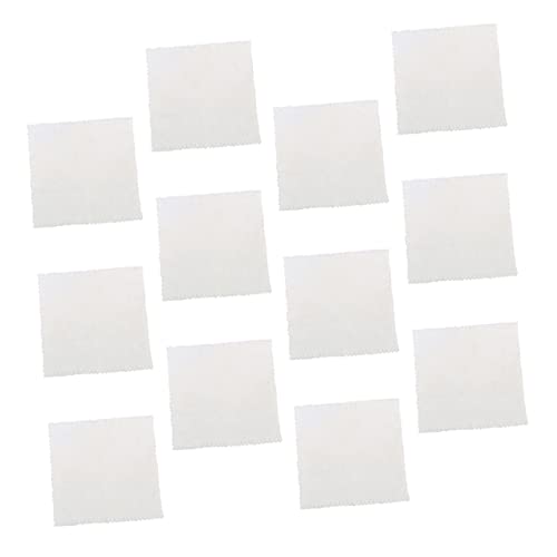 BELLIFFY 12stücke Quadratische Geschirrtücher Haushalts-badetücher Bequeme Handtücher Weiß Mit Exquisiter Saumbehandlung Hohe Saugfähigkeit Leicht Zu Trocknen Für Camping Und Reisen von BELLIFFY