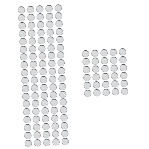 BELLIFFY 120 Stk Leeres Lidschattenetui Rundes Tablett Quadratische Textmarker Rubores De Maquillaje Leere Aludosen Lidschatten Selber Machen Leere Lidschattenpfännchen Erröten Silver Eisen von BELLIFFY
