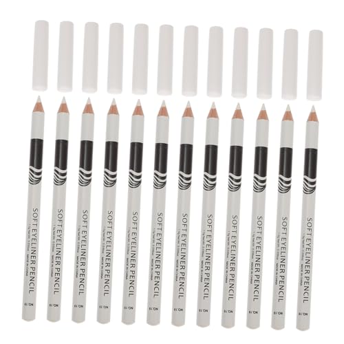 BELLIFFY 12stücke Weißer Eyeliner Stift Highlighter Augen Make-up Bleistifte Lidschattenstifte Kajalstifte von BELLIFFY