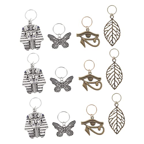 BELLIFFY Haarschmuck Für Zöpfe 12 Stück Haarmanschetten Zopf-accessoires Haarschmuck Damen Haar-accessoires von BELLIFFY