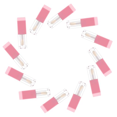 BELLIFFY 12stücke Kunststoff Lipgloss Behälter Leer Kleine Lipglossflaschen Nachfüllbare Lipgloss Tuben Für Frauen Diy Lipglossflasche Leer von BELLIFFY